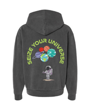 Load image into Gallery viewer, ASTRO Dobbs Hoodie "Seize Your Universe" Charcoal Gray