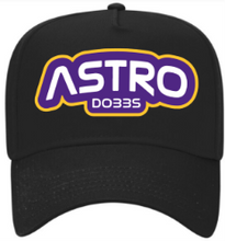 Load image into Gallery viewer, ASTRO Dobbs SnapBack II Black - Purple and Gold "ASTRO Dobbs" Hat