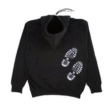 Load image into Gallery viewer, ASTRO Hoodie DeCon "Moon Boots" Black - Black|Smoke