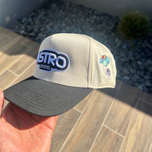 Load image into Gallery viewer, ASTRO Dobbs SnapBack II - Two-Tone Natural &amp; Black &quot;ASTRO Dobbs&quot; Hat
