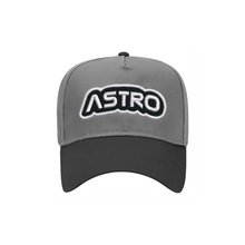 Load image into Gallery viewer, ASTRO SnapBack II - Two-Toned - Charcoal Gray &amp; Black &quot;ASTRO&quot; Hat
