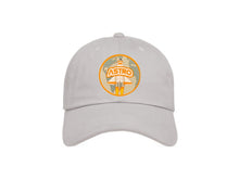 Load image into Gallery viewer, ASTRO Dad Hat Light Gray - Orange  PVC Hat
