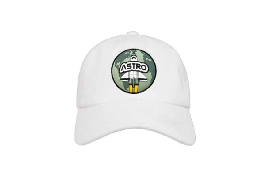ASTRO Dad Hat White - Smoke PVC Hat