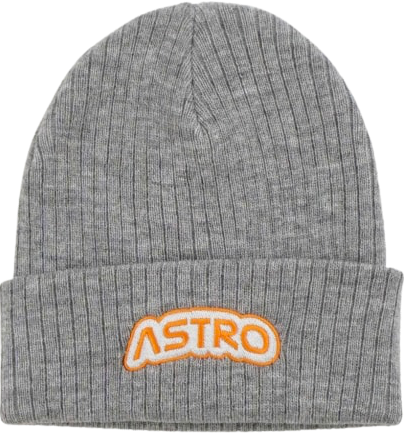 Alpha Beanie Light Gray - Orange