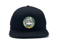 Load image into Gallery viewer, ASTRO SnapBack Black - Smoke PVC Hat
