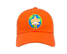 Load image into Gallery viewer, ASTRO Dad Hat Orange - PVC Hat
